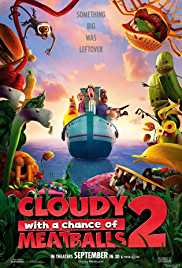 Cloudy With A Chance Of Meatballs 2 2013 Dual Audio Hindi 480p BluRay 300MB Filmy4Fly