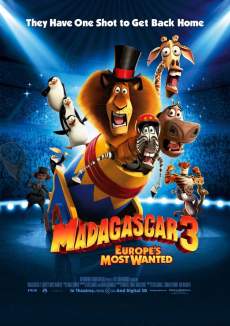 Madagascar 3 2012 Dual Audio Hindi 480p 300MB Filmy4Fly